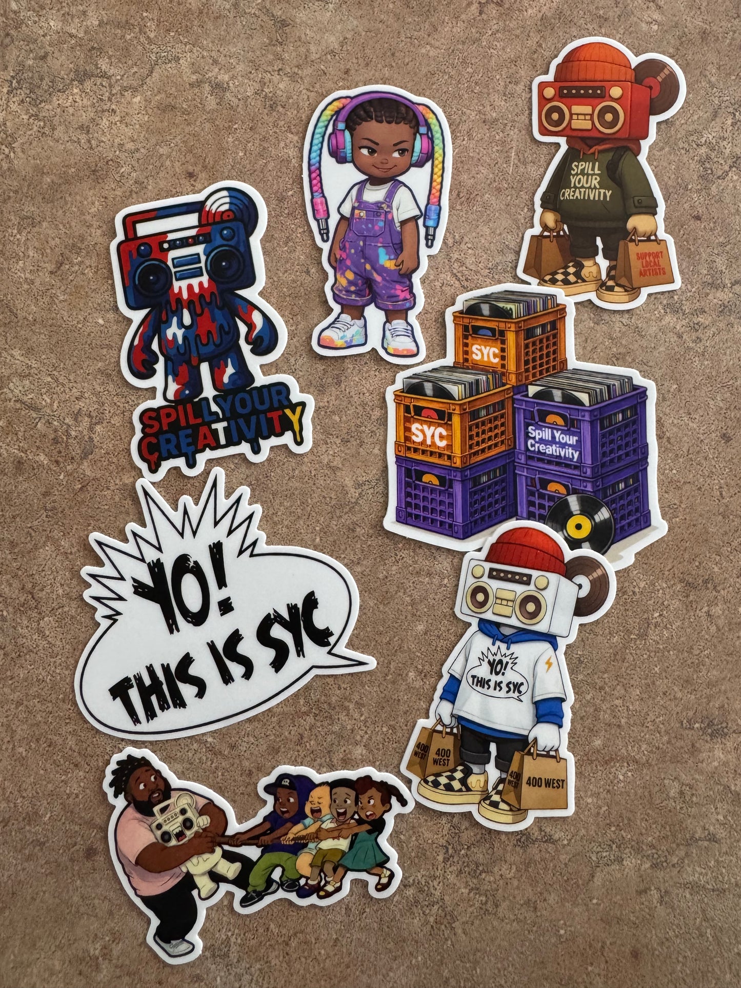 Boomy The Boombox Sticker Pack