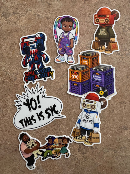 Boomy The Boombox Sticker Pack
