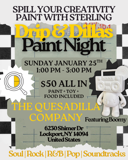 Drip & Dillas Paint Night @ The Quesadilla Company