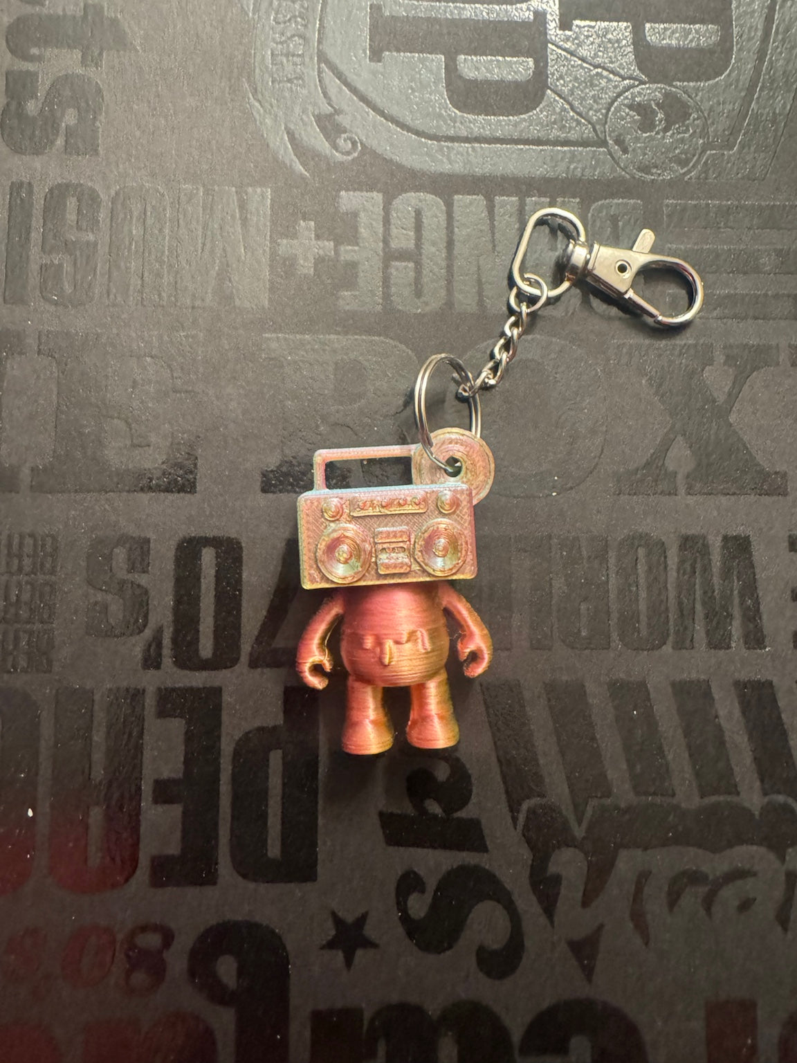 Boom Bear keychain collectible by Spill Your Creativity