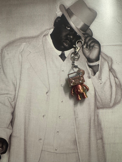 Boom Bear keychain lifestyle product photo