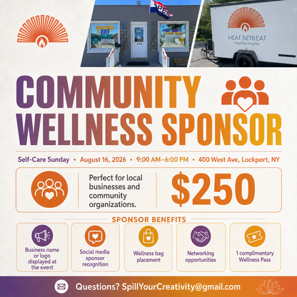 Community Wellness Sponsor package for Self-Care Sunday 2026