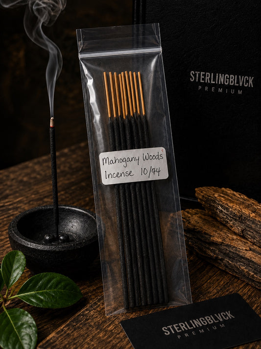 Mahogany Woods incense sticks, 10-pack by SterlingBLVCK Premium