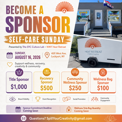Become a Sponsor for Self-Care Sunday 2026 at The SYC Culture Lab and WNY Heat Retreat