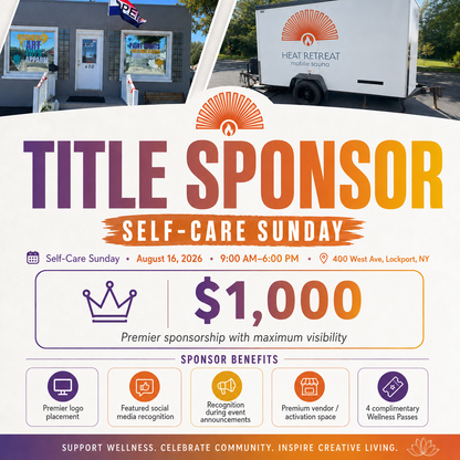 Title Sponsor package for Self-Care Sunday 2026
